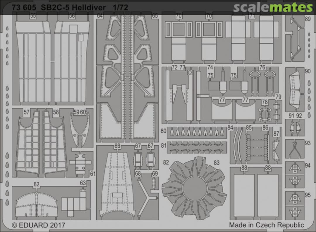 Boxart SB2C-5 Helldiver 73605 Eduard