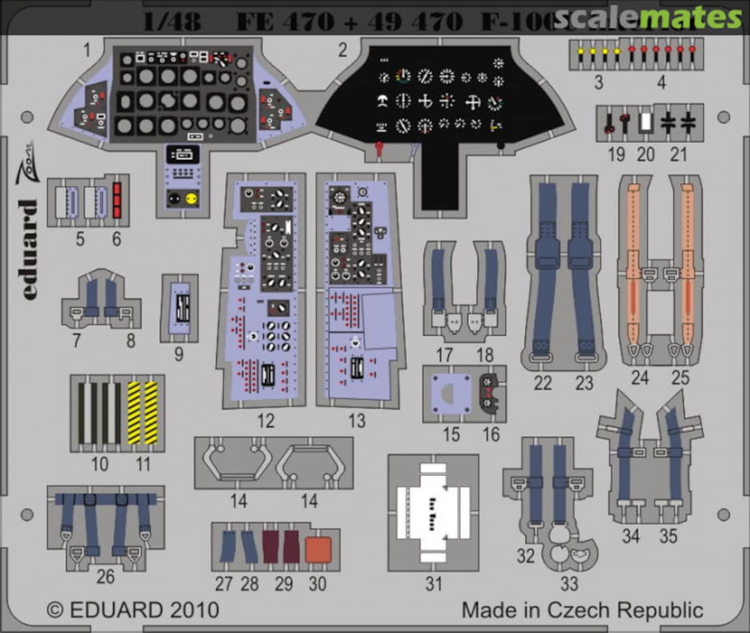 Boxart F-100C interior S.A. FE470 Eduard