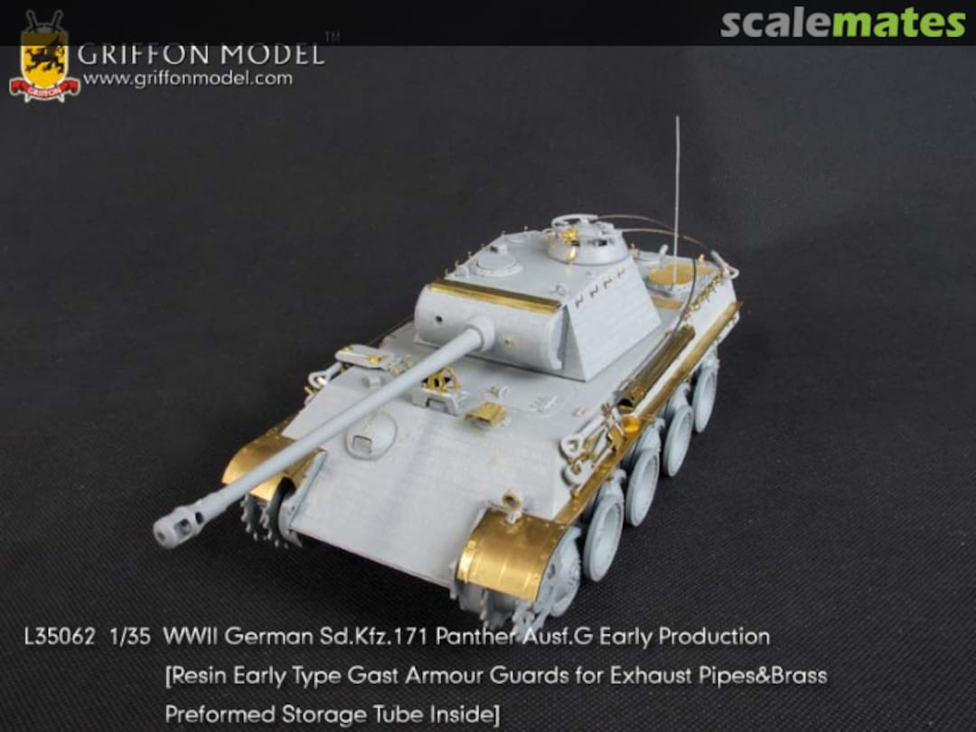 Boxart WWII German Sd.Kfz.171 Panther Ausf.G Early Production - Basic Set L35062 Griffon Model