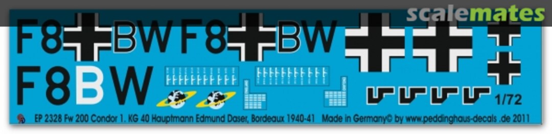 Boxart Fw 200 Condor 1./KG 40 EP 2328 Peddinghaus-Decals