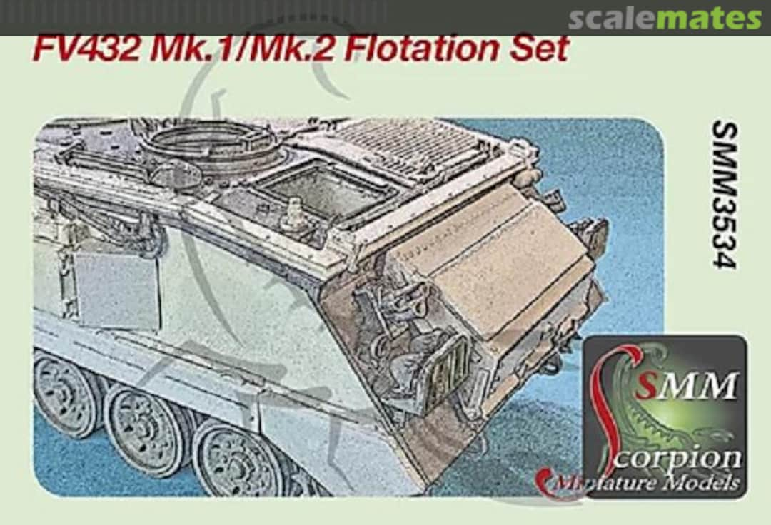 Boxart FV432 Mk.1/Mk.2 Flotation Set SMM3534 Scorpion Miniature Models