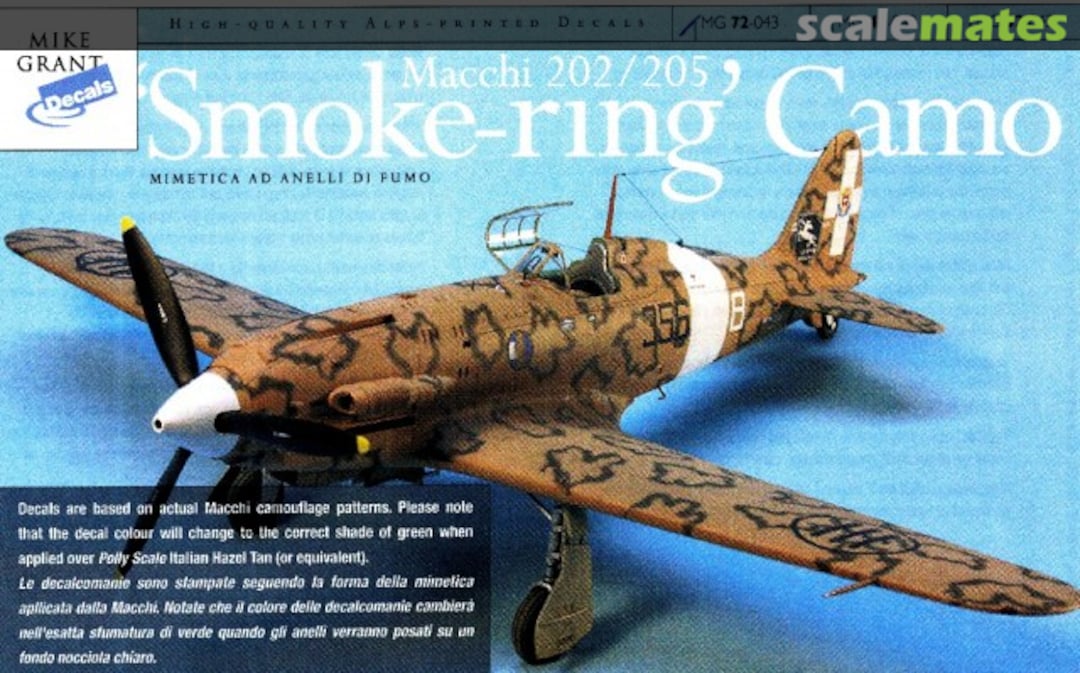 Boxart Smoke-ring Camo MG72-043 Mike Grant Decals