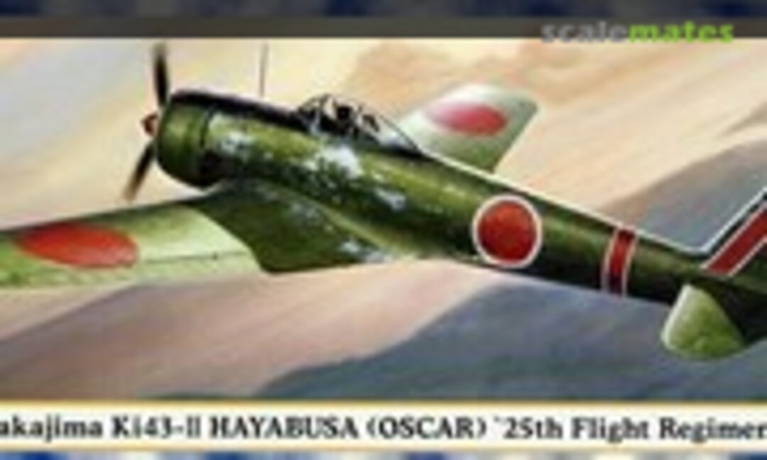 1:72 Nakajima Ki43-II Hayabusa (Oscar) '25th Flight Regiment' (Hasegawa 00716)