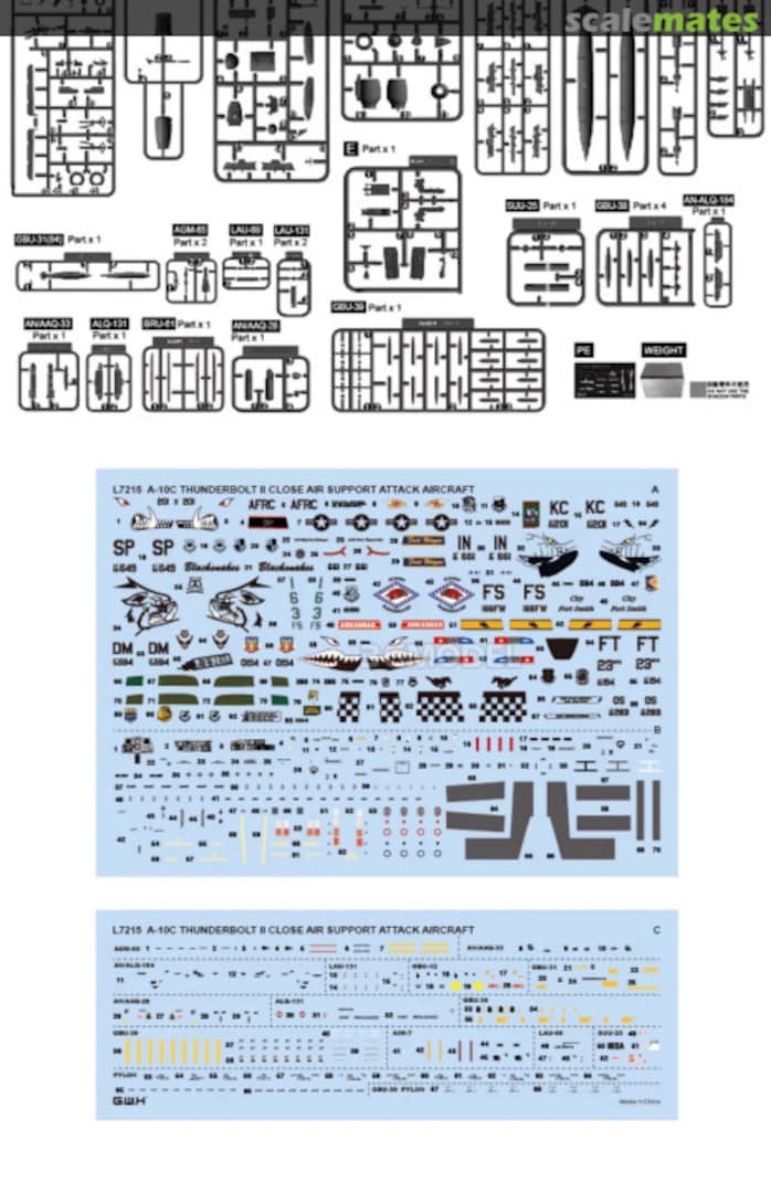 Contents A-10C Thunderbolt II L7215 Great Wall Hobby