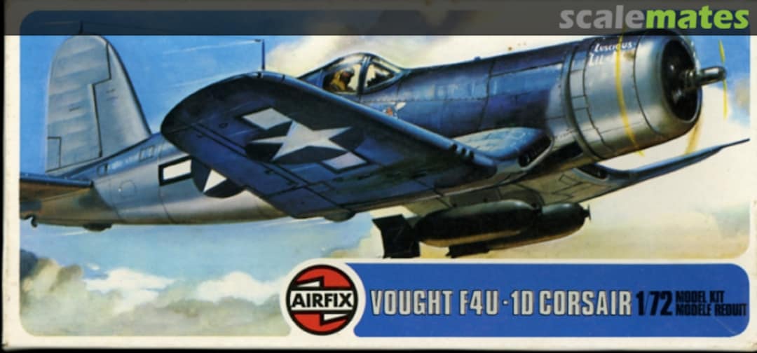 Boxart Vought F4U-1D Corsair 02054-3 Airfix