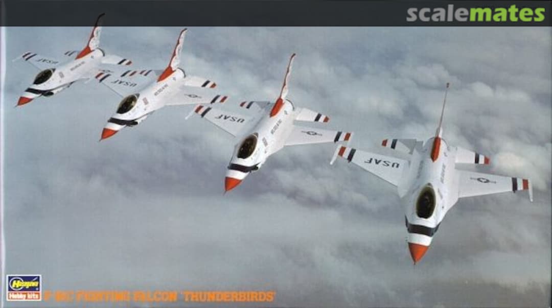 Boxart F-16C Fighting Falcon `Thunderbirds´ 06165 Hasegawa