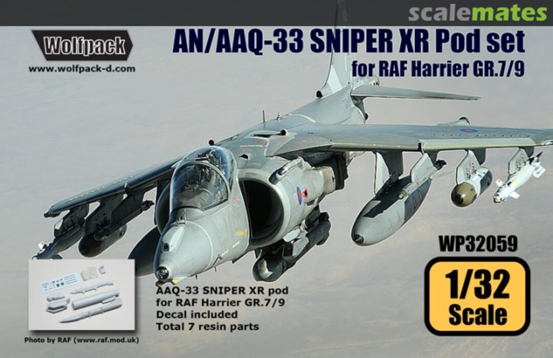 Boxart AN/AAQ-33 SNIPER XR Targeting Pod Set WP32059 Wolfpack