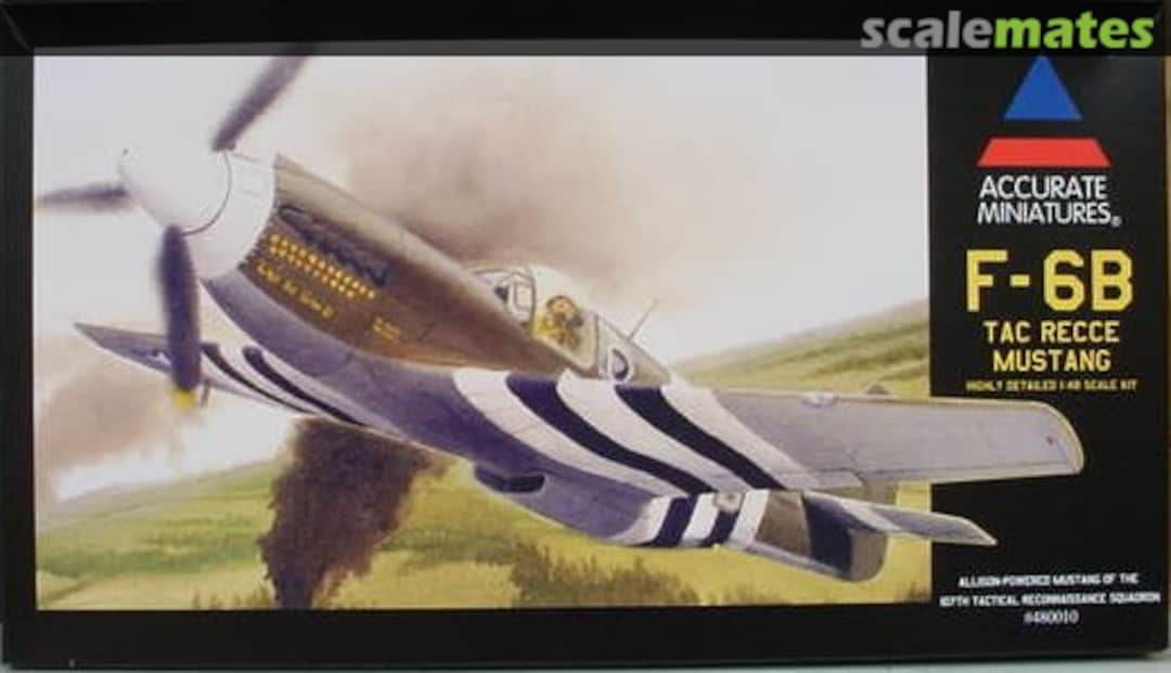 Boxart F-6B Tac Recce Mustang 480010 Accurate Miniatures