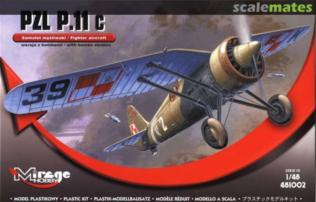 Boxart PZL P.11c Fighter 481002 Mirage Hobby