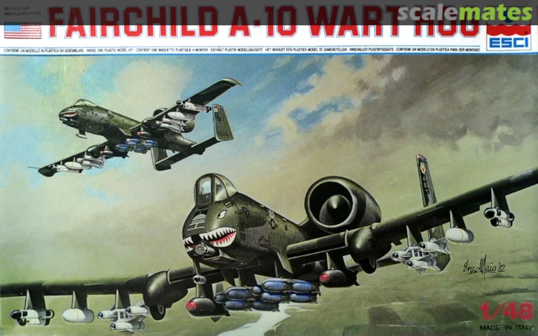 Boxart Fairchild A-10 Wart Hog 4070 ESCI