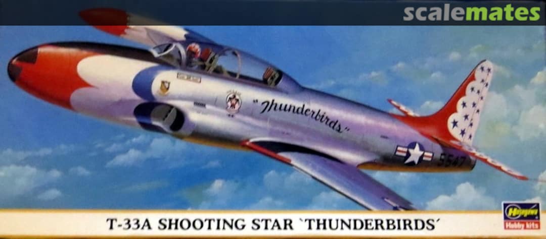 Boxart T-33A Shooting Star `Thunderbirds´ 00171 Hasegawa