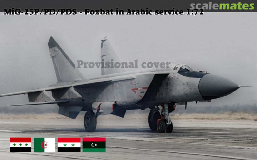 Boxart MiG-25P/PD/PDS - Foxbat in Arabic service DM.K72002 Dukmodell