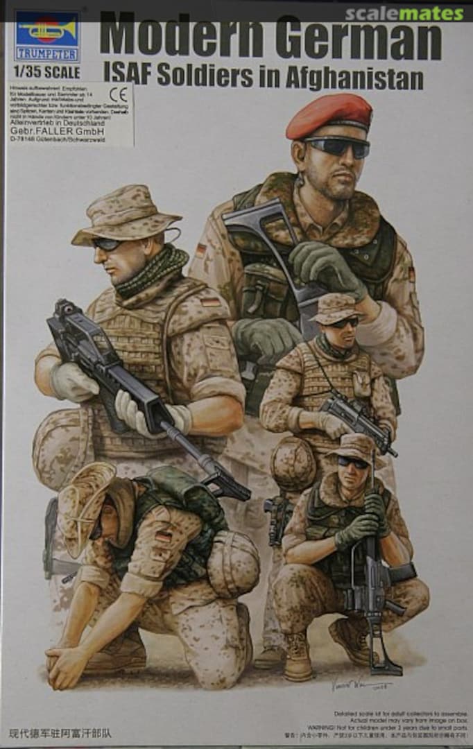 Boxart German ISAF Soldiers 00421 Trumpeter