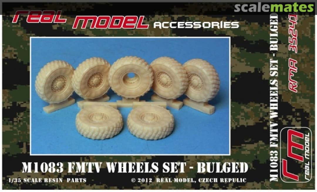 Boxart M1083 FMTV Wheels Set - Bulged RMA35241 Real Model