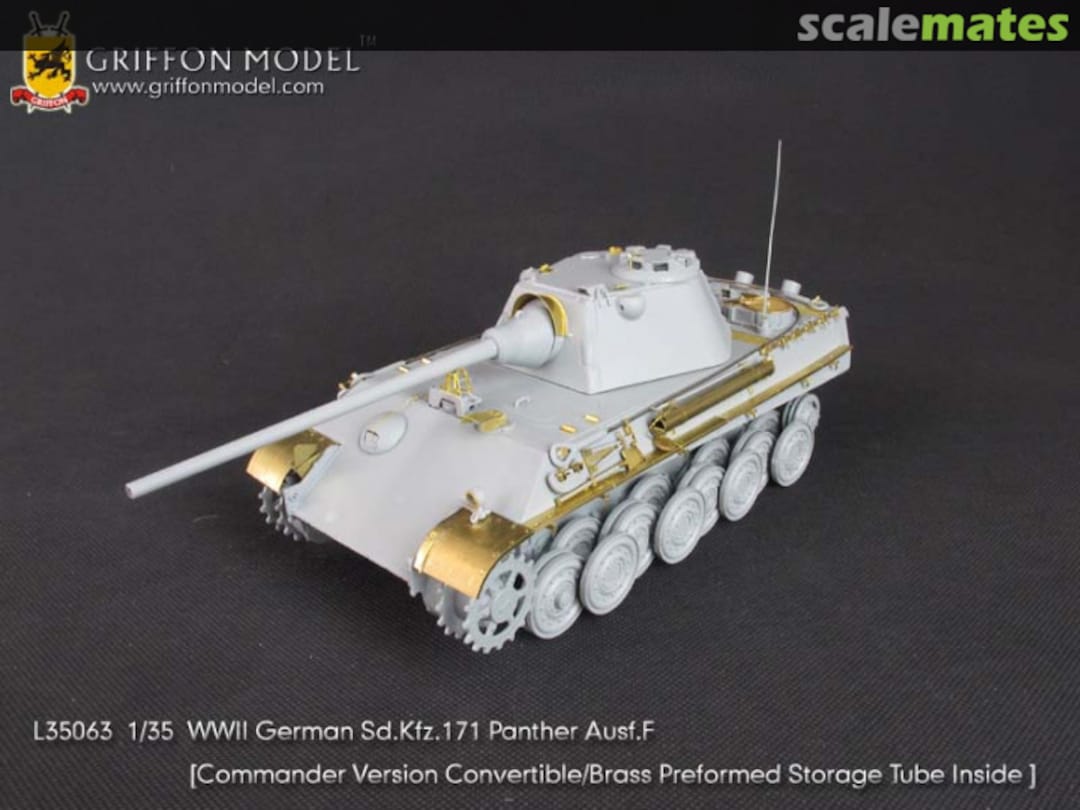 Boxart WWII German Sd.Kfz.171 Panther Ausf.F L35063 Griffon Model