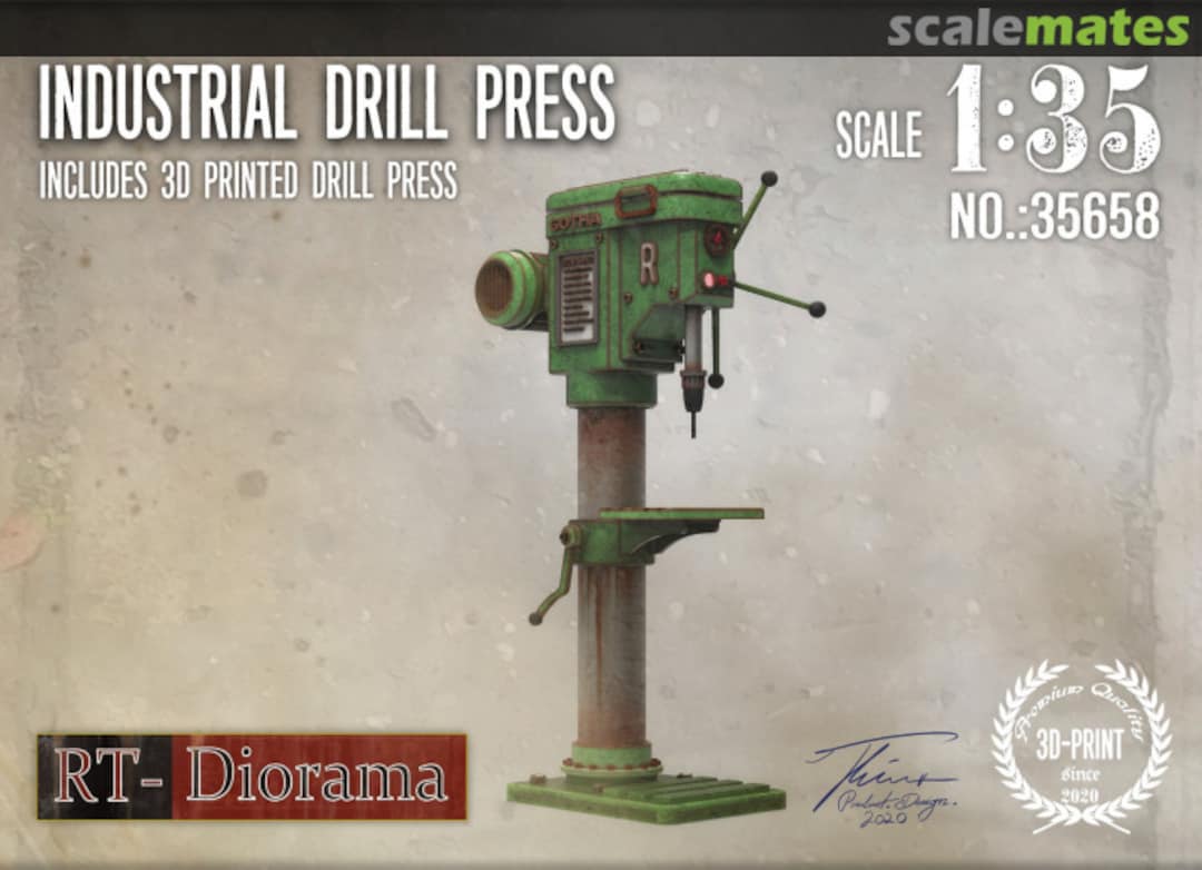 Boxart Industrial Drill Press 35658 RT-Diorama