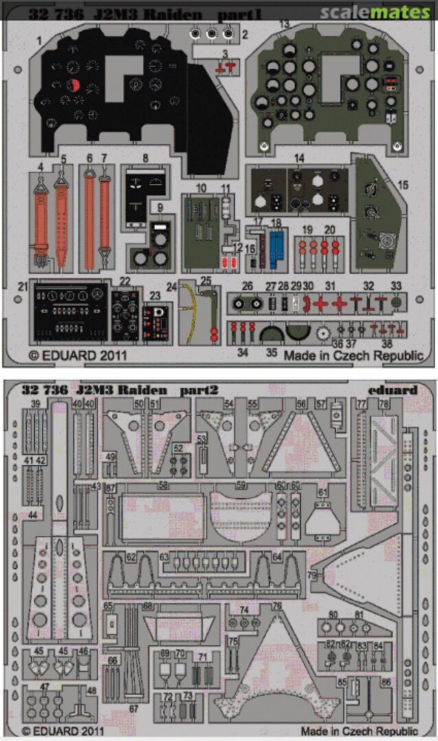 Boxart J2M3 Raiden Interior S.A. 32736 Eduard