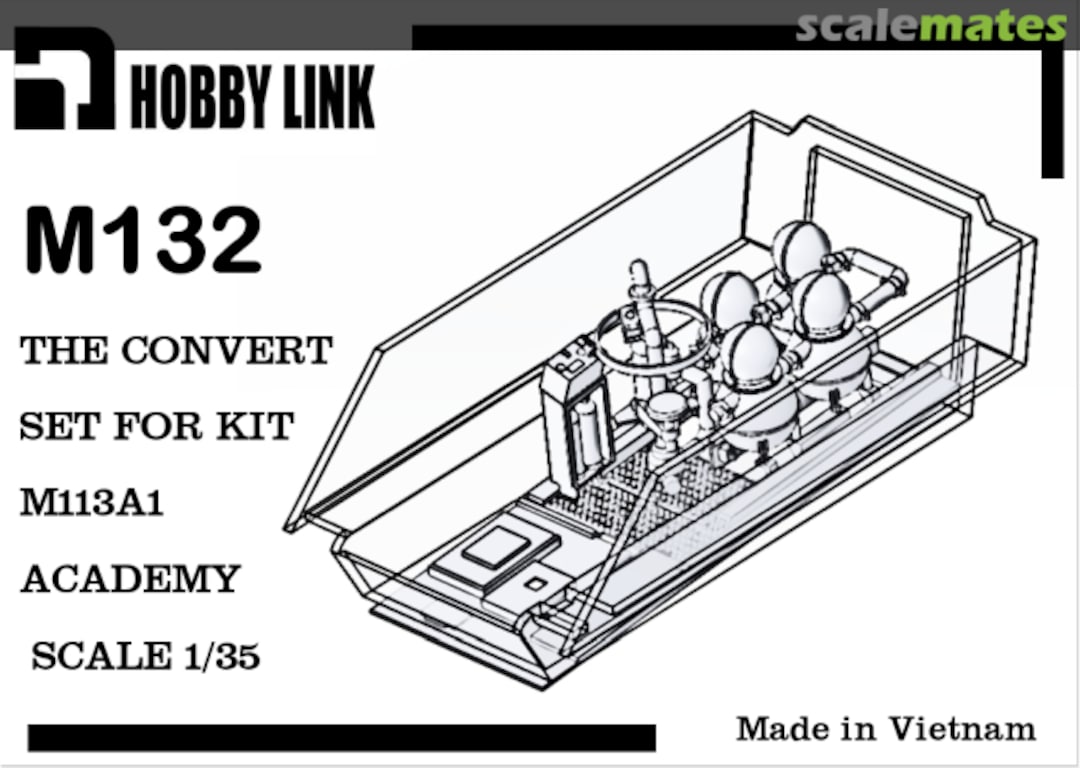 Boxart M132 conversion set HL203 Hobby Link