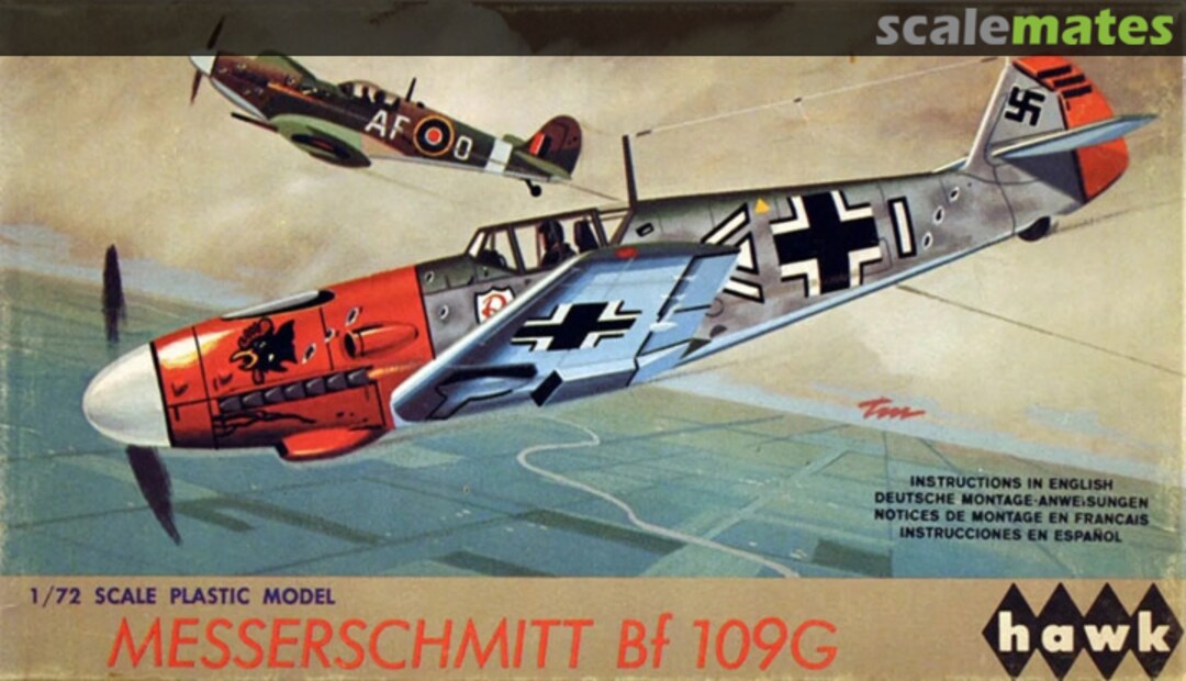 Boxart Messerschmitt Bf 109G 6-39 Hawk