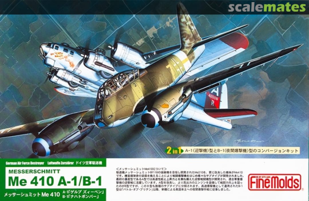 Boxart Messerschmitt Me 410 A-1/B-1 FL4 Fine Molds