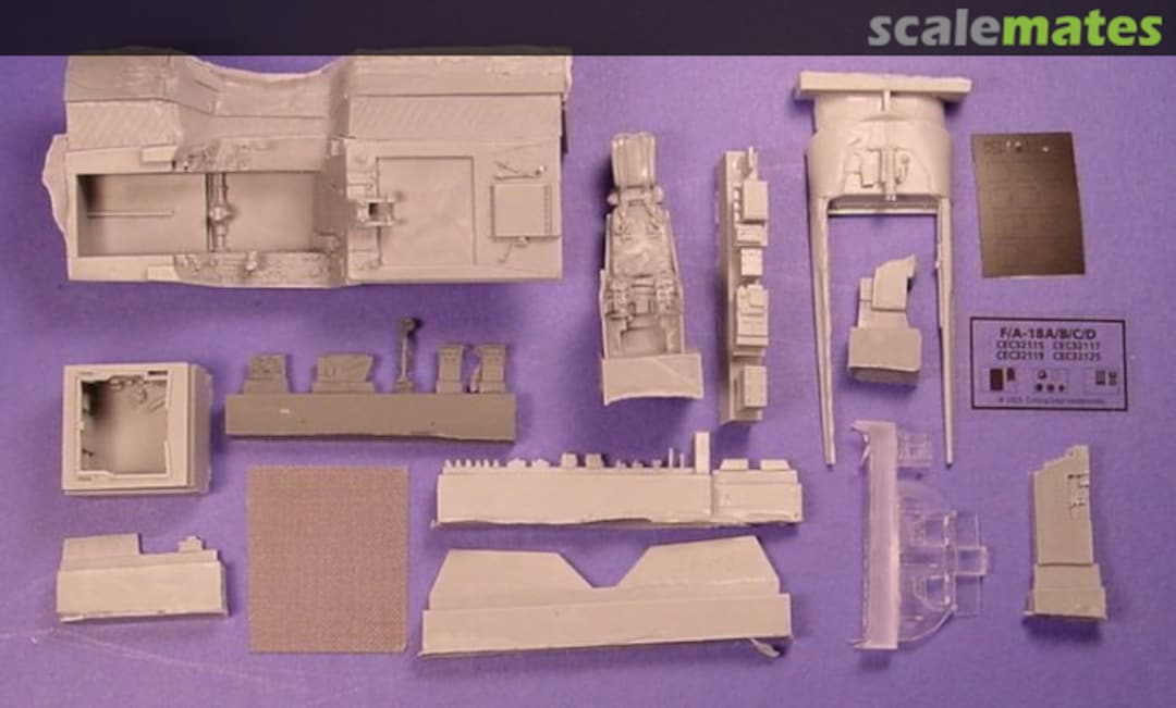 Boxart F/A-18C Super Detailed Cockpit (early) CEC32117 Cutting Edge Modelworks