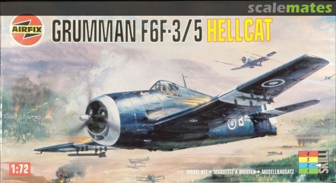 Boxart Grumman F6F-5 Hellcat 02023 Airfix