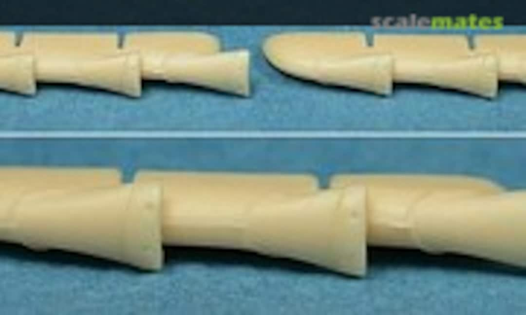 1:48 Hurricane Mk II / Spitfire Mk V Exhausts (Ultracast 48044)