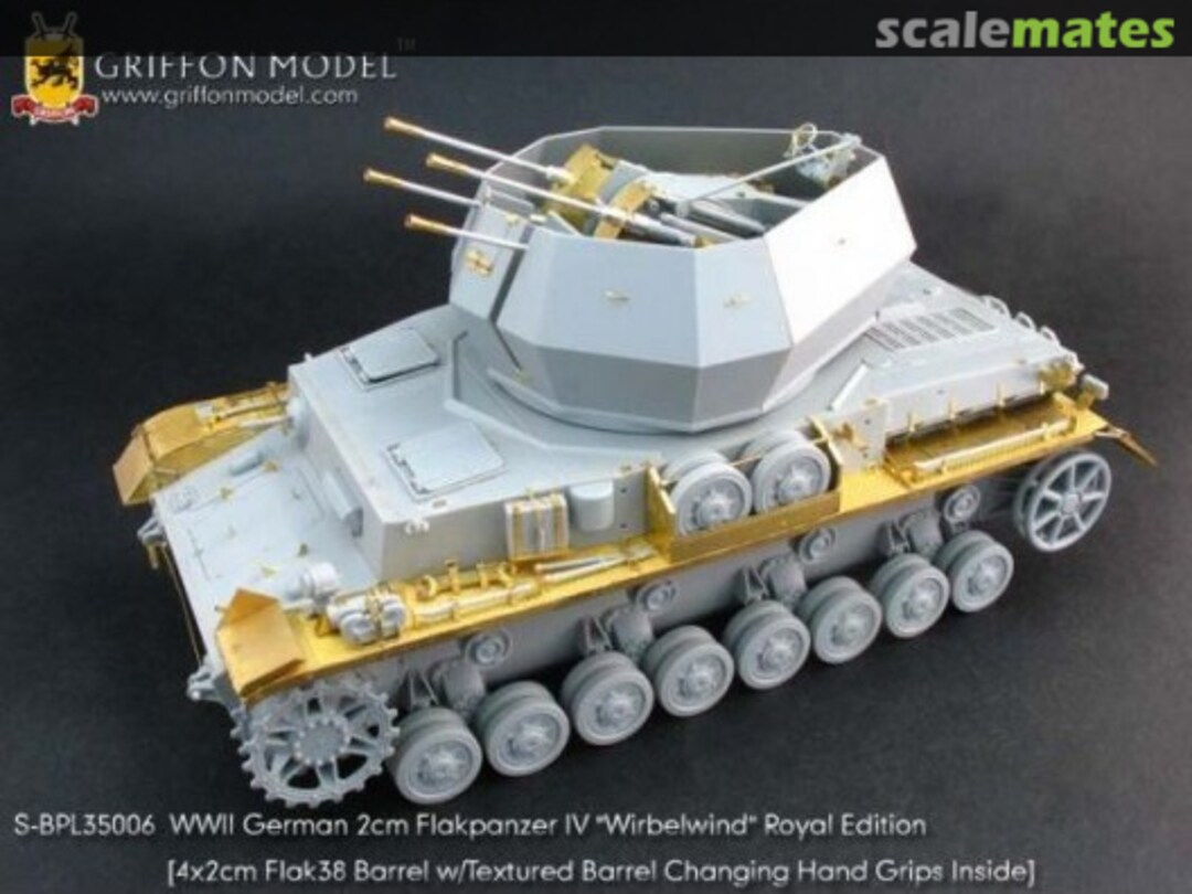 Boxart 2cm Flakpanzer IV Wirbelwind Royal Edition SBPL35006 Griffon Model