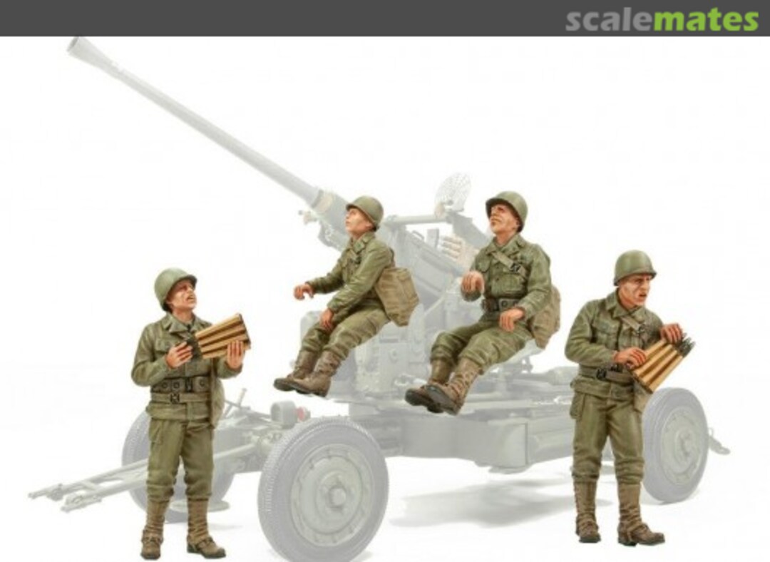 Boxart WW II Bofors Gun Crew (I)-4 FIGURES HF720 Hobby Fan