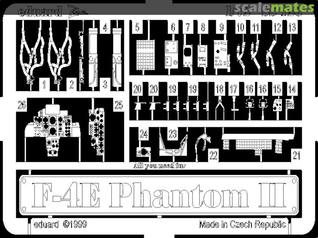 Boxart F-4E Phantom II SS123 Eduard