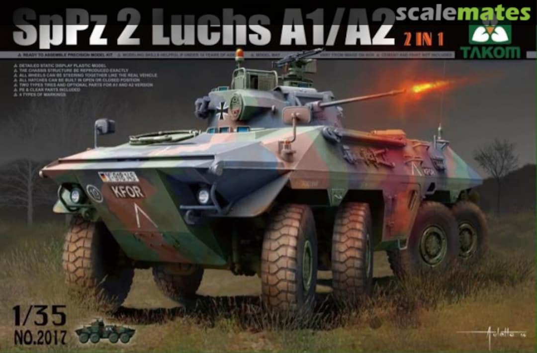 Boxart SpPz 2 Luchs A1/A2 2017 Takom