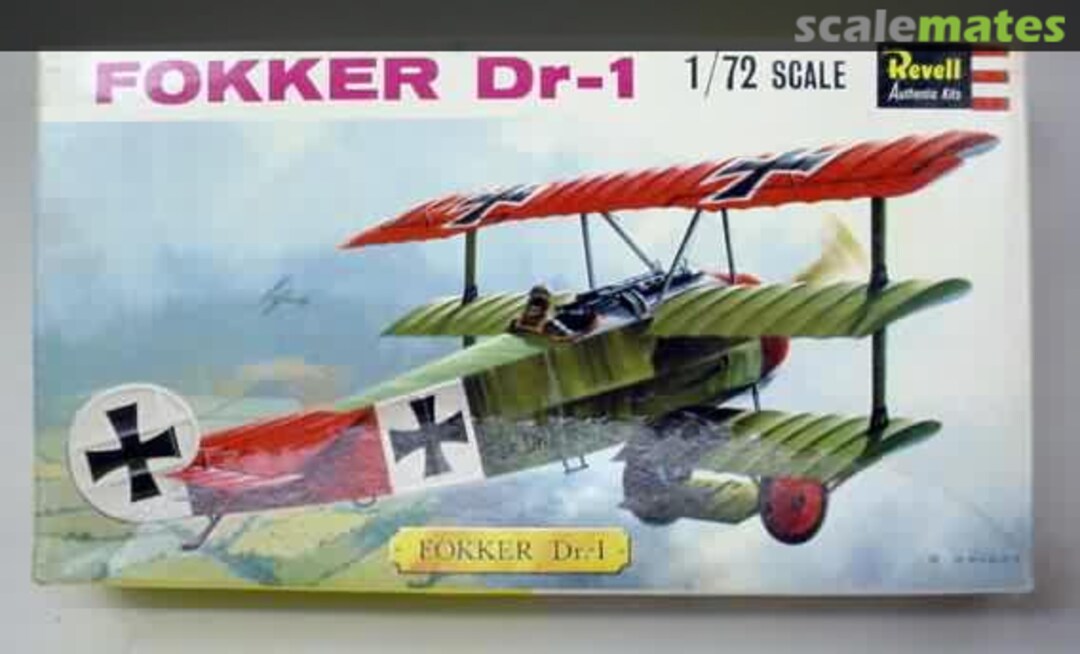 Boxart Fokker Dr-1 H-652 Revell (Great Britain)