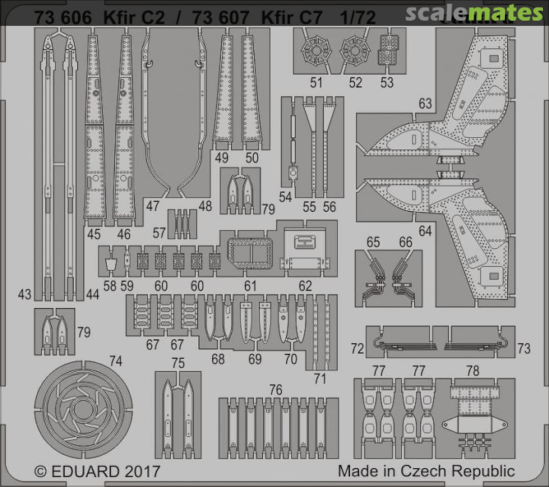 Boxart Kfir C7 73607 Eduard