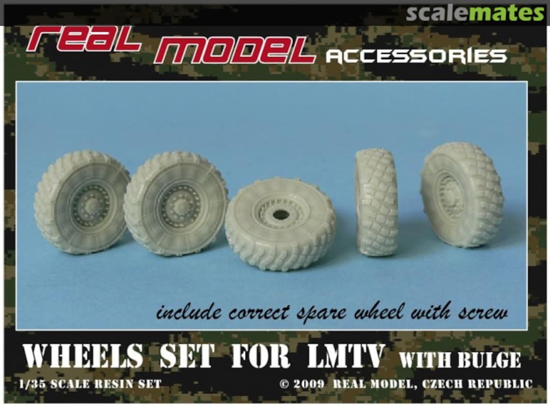 Boxart Wheels Set for LMTV with bulge RMA35198 Real Model