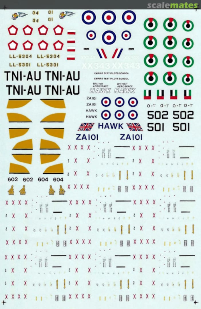 Boxart BAe Hawks 72-0434 Microscale