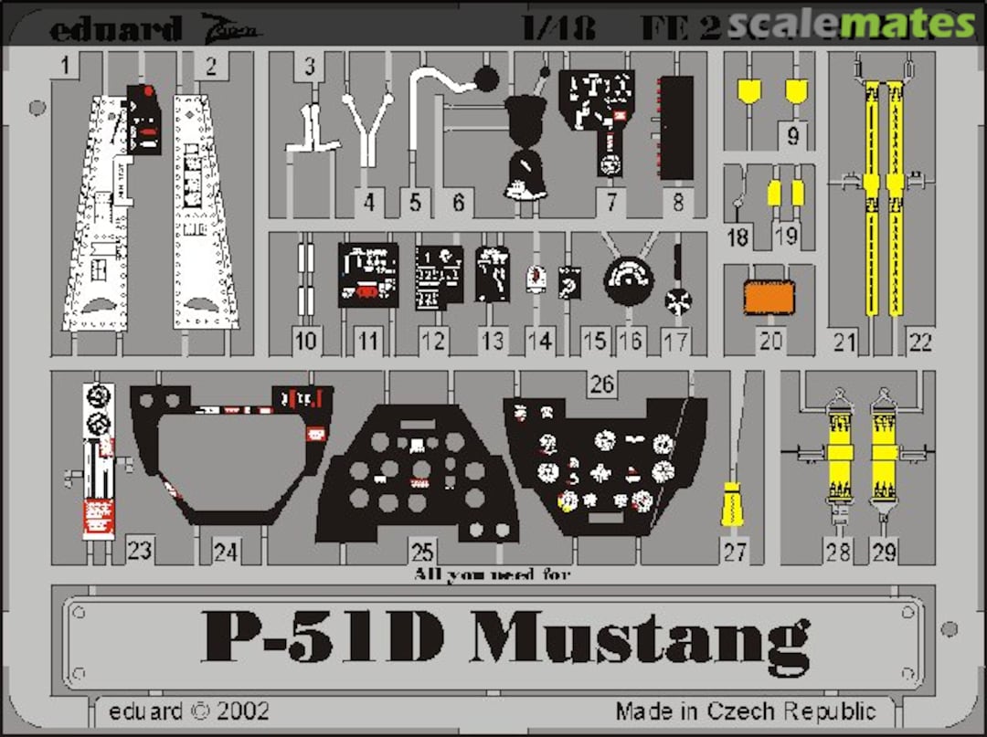 Boxart P-51D Mustang 49216 Eduard