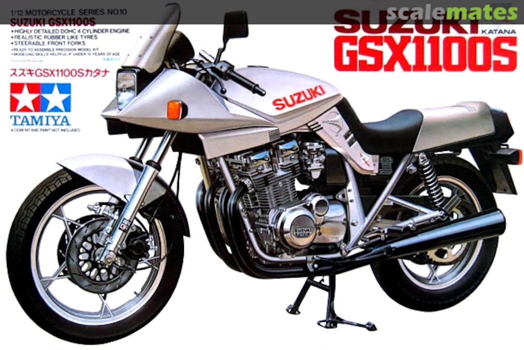 Boxart Suzuki GSX1100S 14010 Tamiya