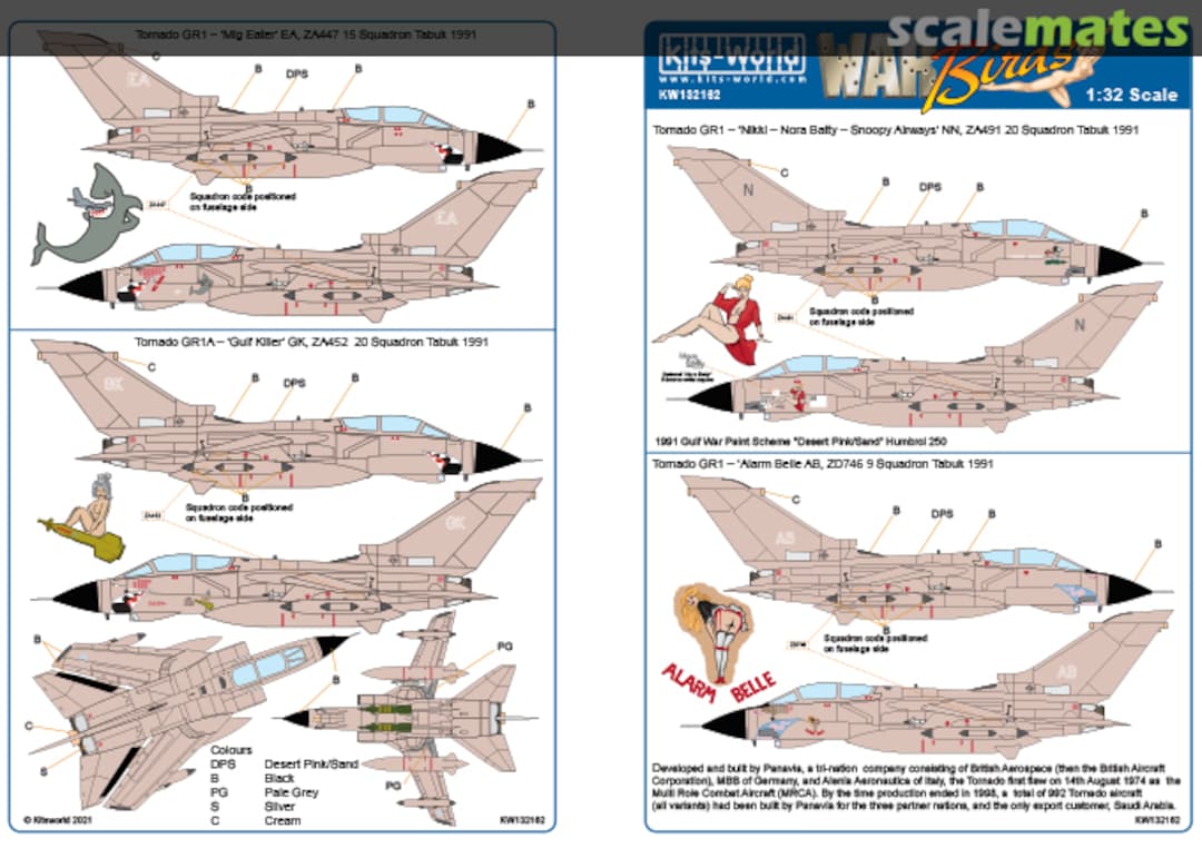 Boxart Panavia Tornados GR.1B KW132162 Kits-World