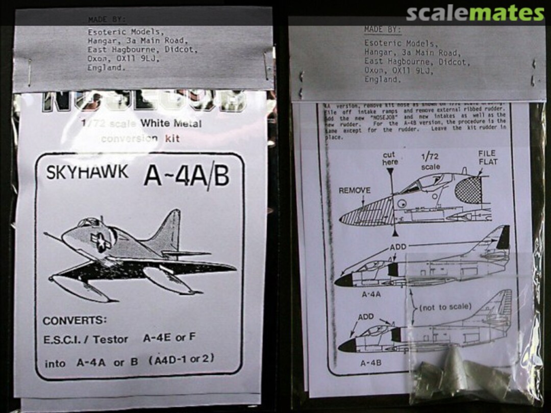 Boxart Skyhawk A-4A/B  Esoteric Models