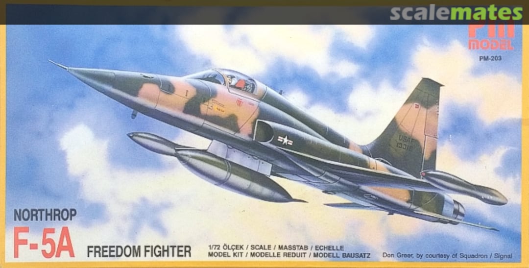 Boxart Northrop F-5A Freedom Fighter PM-203 PM Model