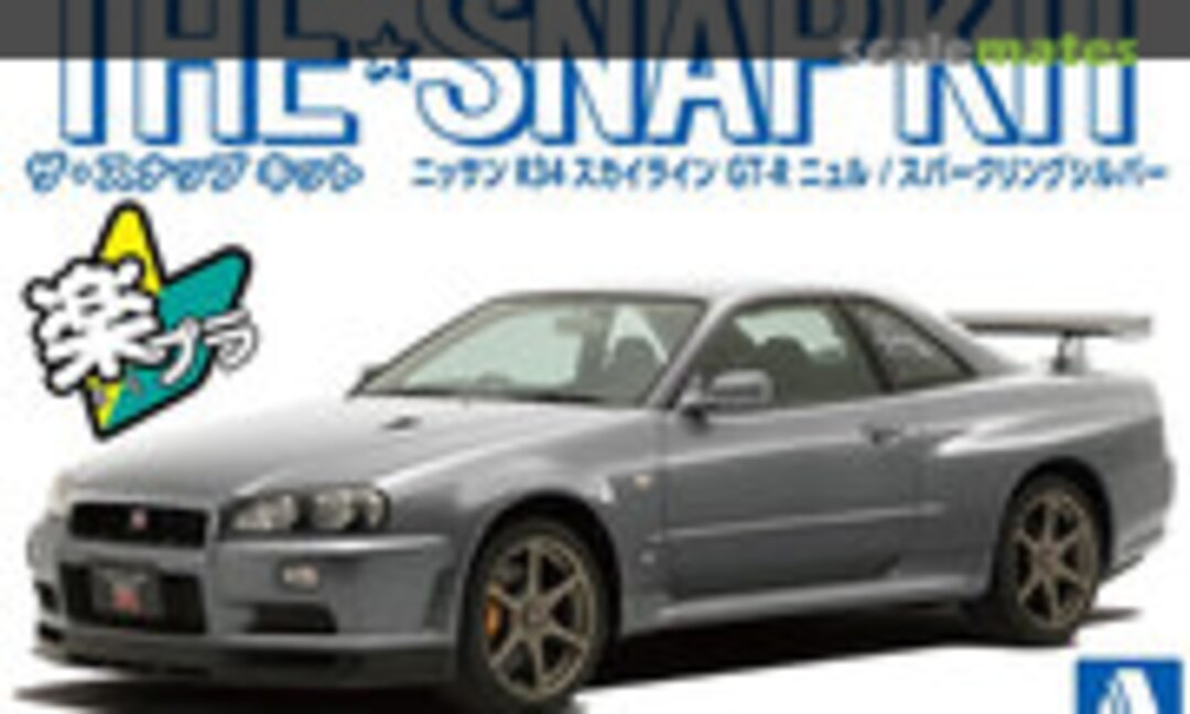 1:32 Nissan R34 Skyline GT-R Nür / Sparkling Silver (Aoshima 062548)