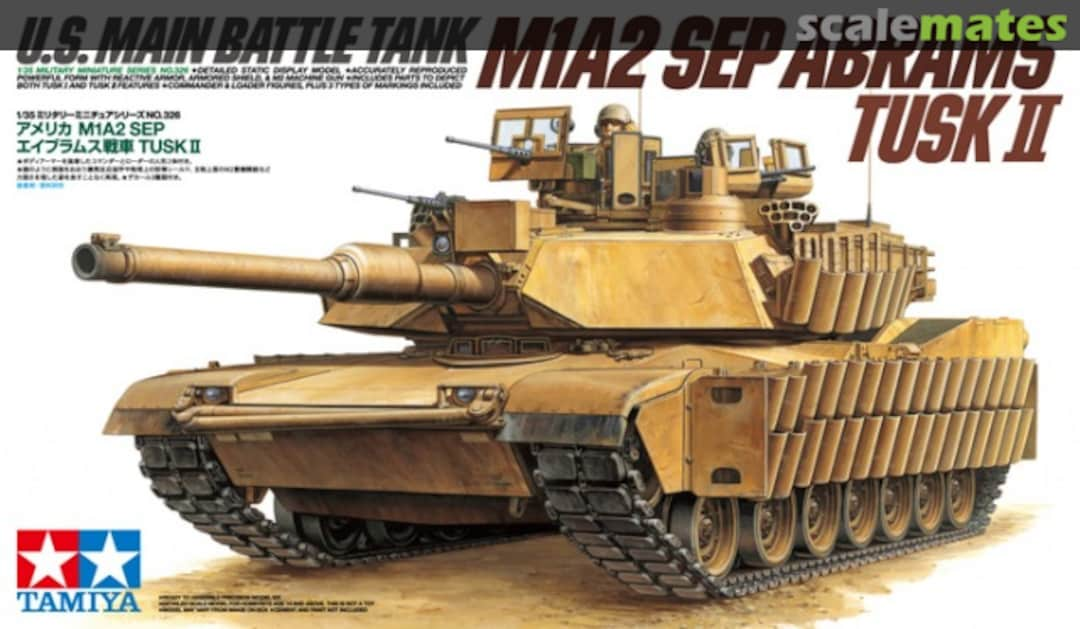 Boxart M1A2 SEP Abrams TUSK II 35326 Tamiya