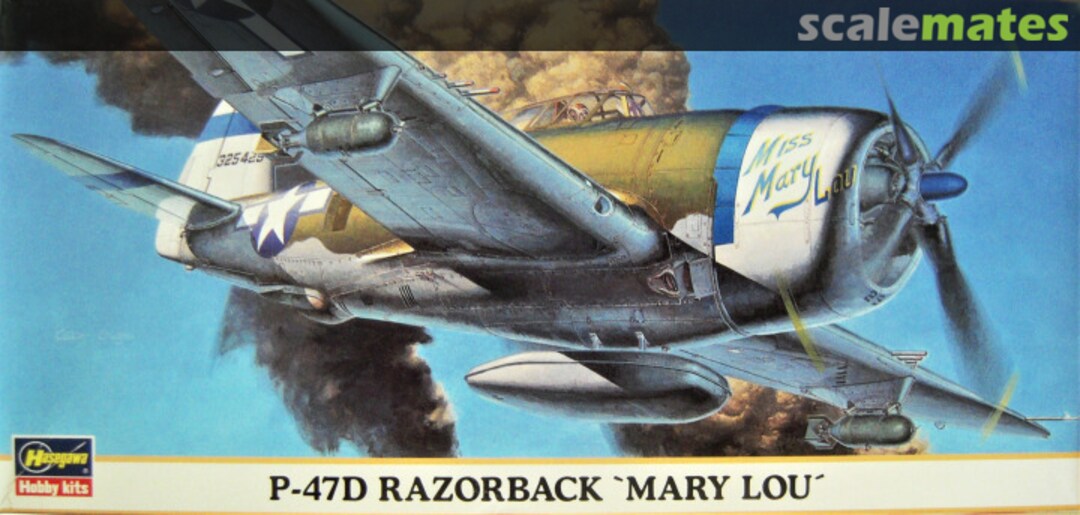 Boxart P-47D Razorback 'Mary Lou' 00026 Hasegawa