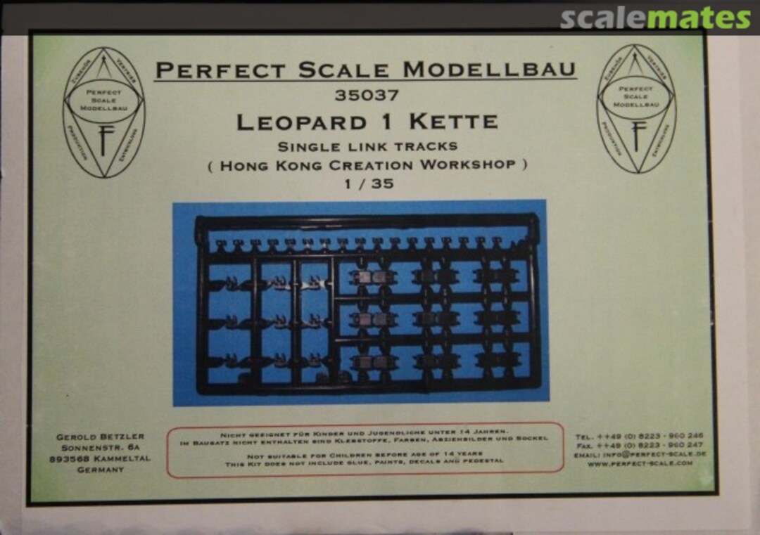 Boxart Leopard 1 Kette 35037 Perfect Scale Modellbau