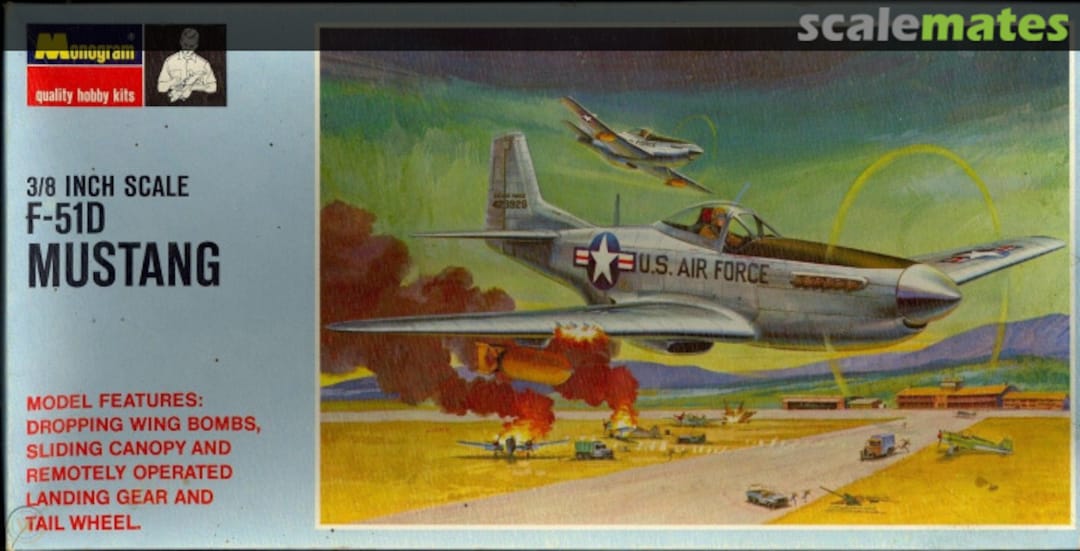 Boxart F-51D Mustang PA77 Monogram