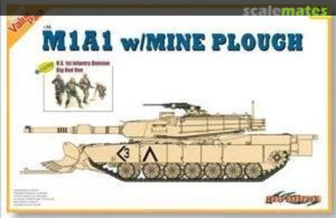 Boxart M1A1 w/Mine Plough 9141 Cyber Hobby