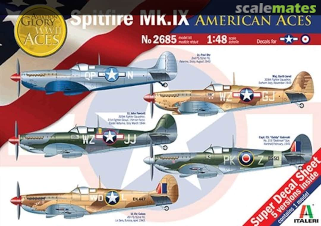 Boxart Spitfire Mk.IX 2685 Italeri