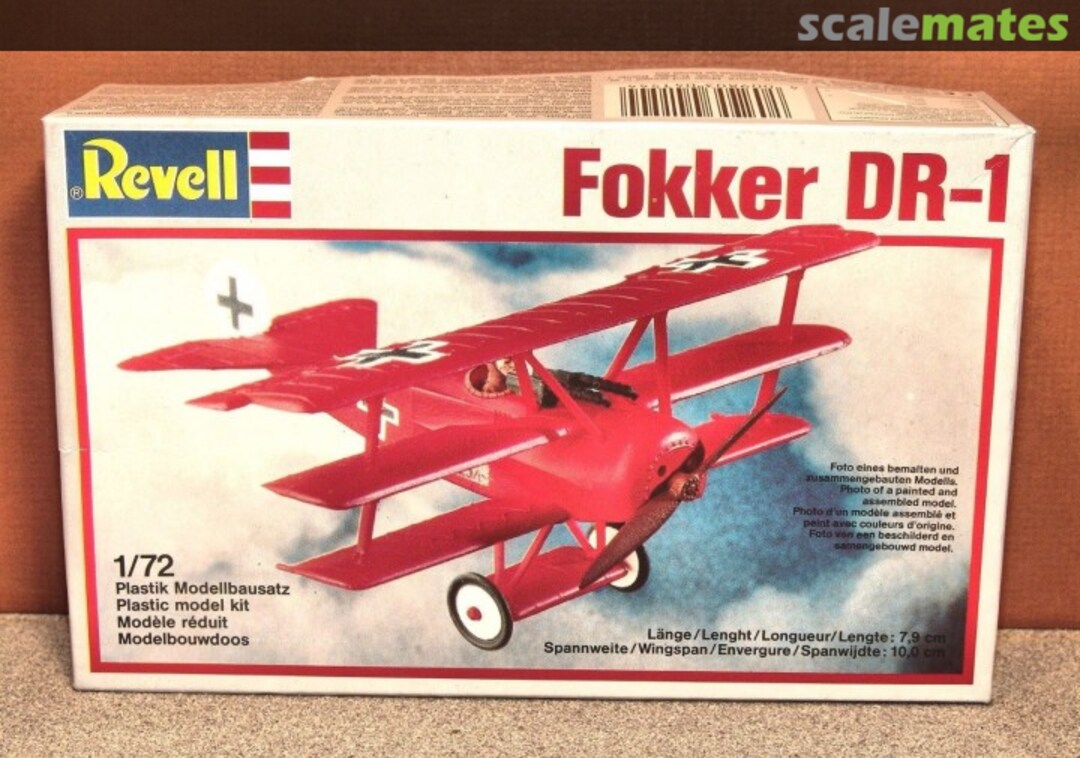 Boxart Fokker Dr-1 4154-0389 Revell