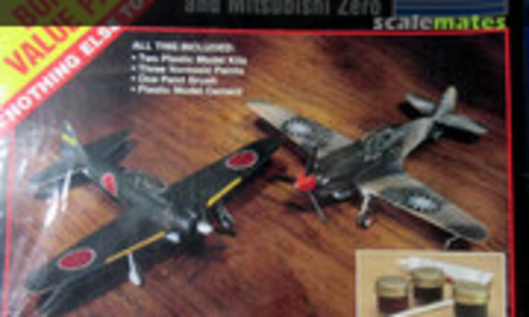 1:48 P-40B Tiger Shark and Mitsubishi Zero (Monogram 6499)