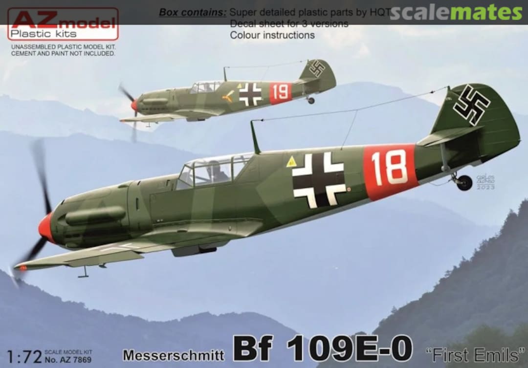 Boxart Messerschmitt Bf 109E-0 AZ7869 AZmodel